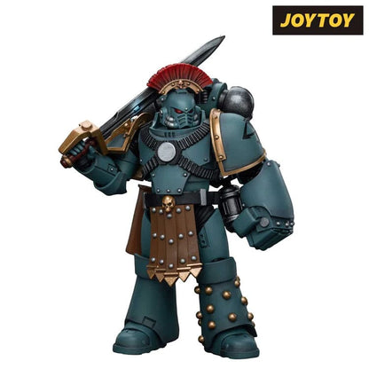 Warhammer The Horus Heresy Action Figure 1/18 Sons of Horus MKIV Tactical Squad Sergeant with Power Fist 12cm3