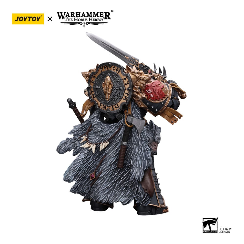 Warhammer The Horus Heresy Action Figure 1/18 Space Wolves Leman Russ Primarch of the VIth Legion 12cm3