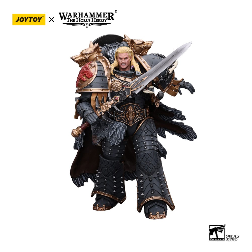 Warhammer The Horus Heresy Action Figure 1/18 Space Wolves Leman Russ Primarch of the VIth Legion 12cm5