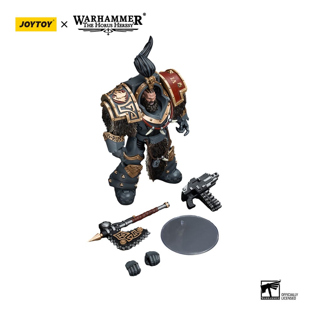 Warhammer The Horus Heresy Action Figure 1/18 Space Wolves Varagyr Wolf Guard Squad Varagyr Thegn 12cm2