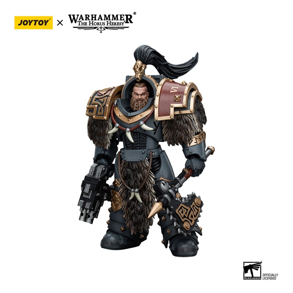 Warhammer The Horus Heresy Action Figure 1/18 Space Wolves Varagyr Wolf Guard Squad Varagyr Terminator 4 12cm4