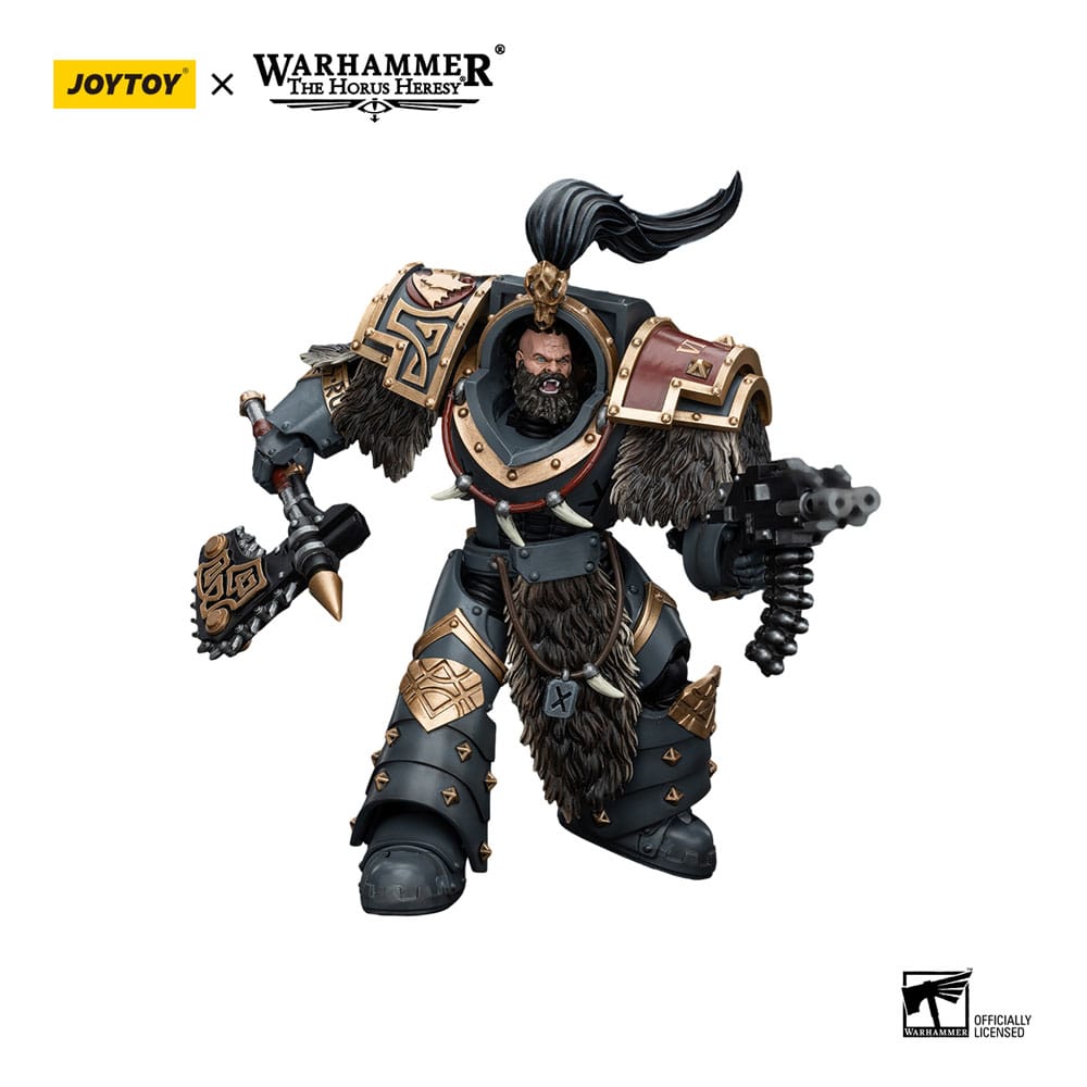 Warhammer The Horus Heresy Action Figure 1/18 Space Wolves Varagyr Wolf Guard Squad Varagyr Thegn 12cm4