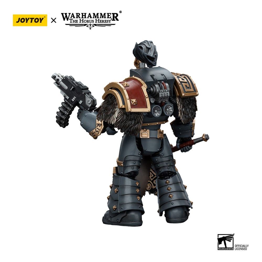 Warhammer The Horus Heresy Action Figure 1/18 Space Wolves Varagyr Wolf Guard Squad Varagyr Thegn 12cm3