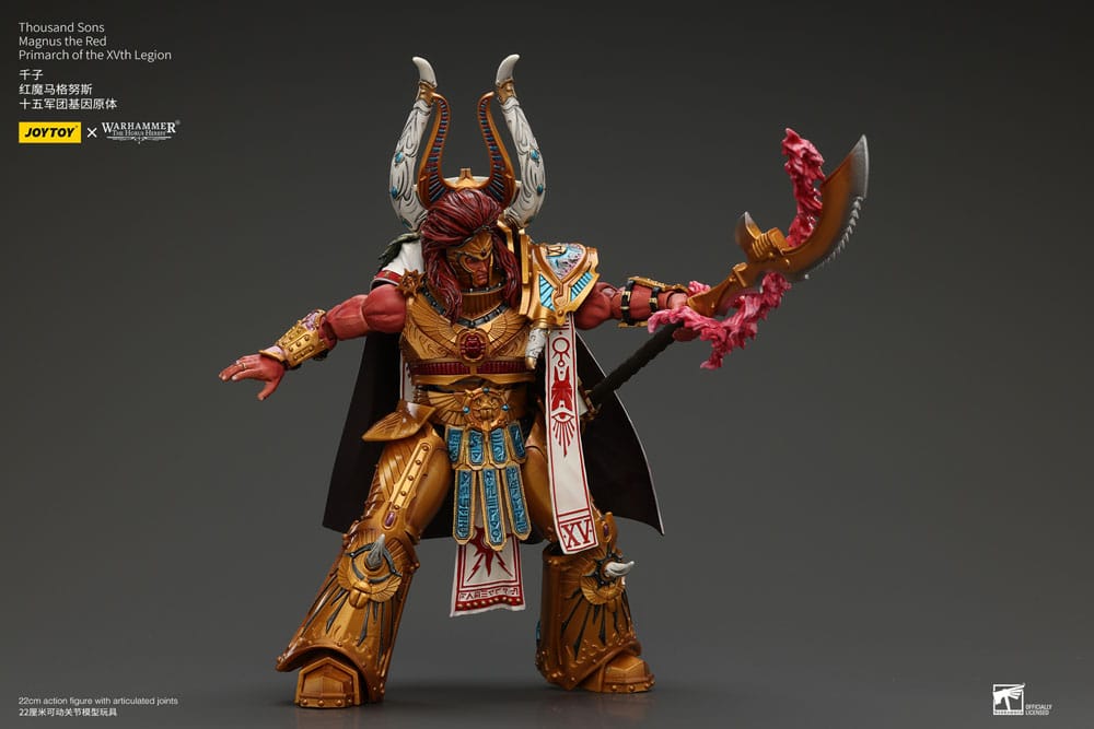Warhammer The Horus Heresy Action Figure 1/18 Thousand sons Magnus the Red Primarch of the XVth Legion 22cm9