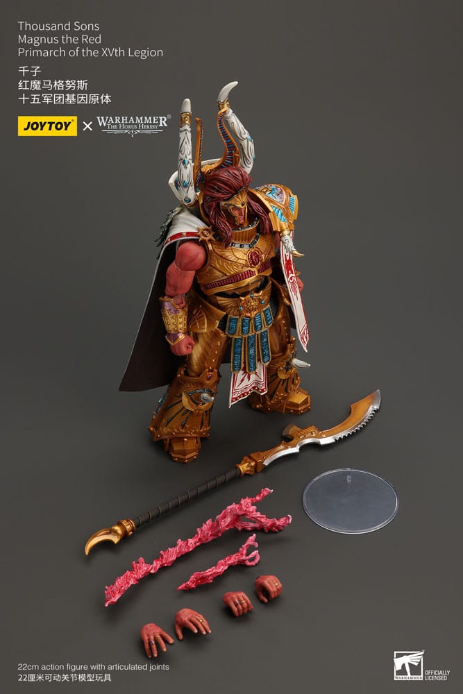 Warhammer The Horus Heresy Action Figure 1/18 Thousand sons Magnus the Red Primarch of the XVth Legion 22cm3