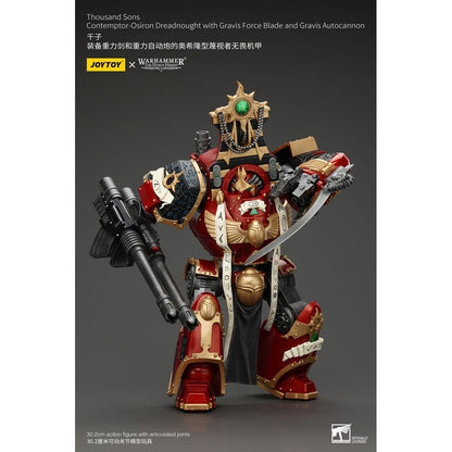 Warhammer The Horus Heresy Action Figure 1/18 Thousand Sons Contemptor-Osiron Dreadnought with Gravis Force Blade And Gravis Autocannon 30cm1