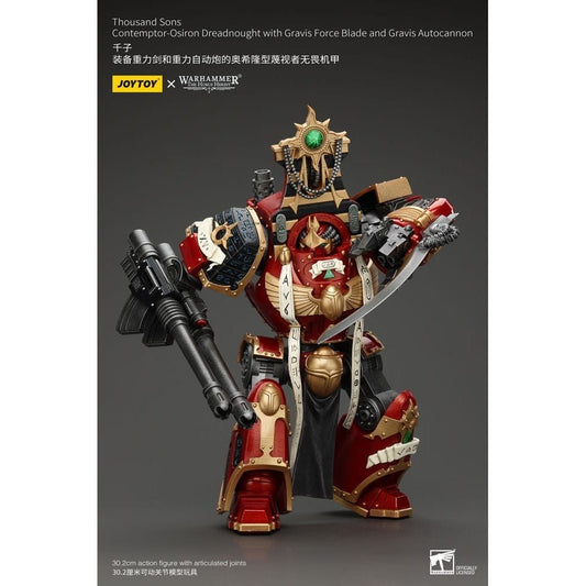 Warhammer The Horus Heresy Action Figure 1/18 Thousand Sons Contemptor-Osiron Dreadnought with Gravis Force Blade And Gravis Autocannon 30cm1