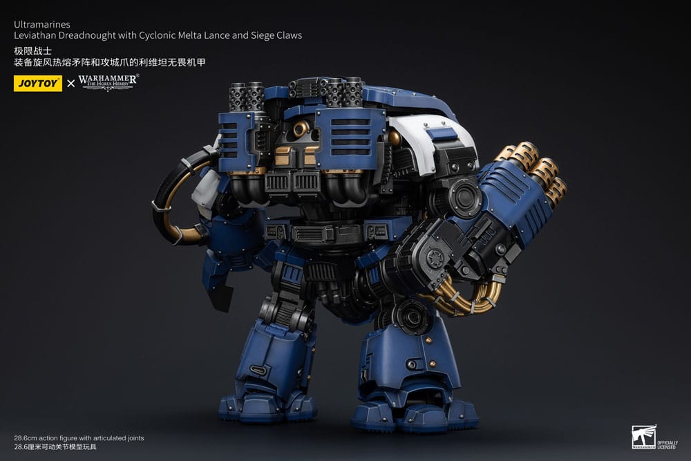 Warhammer The Horus Heresy Action Figure 1/18 Ultramarines Leviathan Dreadnought with Cyclonic Melta Lance And Siege Claws 29cm8