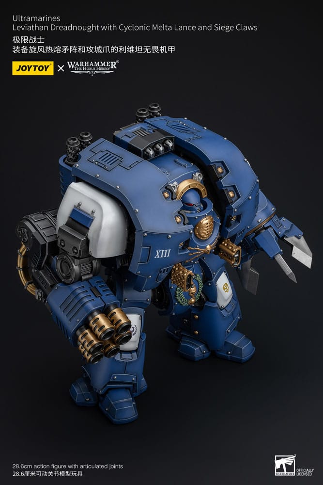 Warhammer The Horus Heresy Action Figure 1/18 Ultramarines Leviathan Dreadnought with Cyclonic Melta Lance And Siege Claws 29cm6