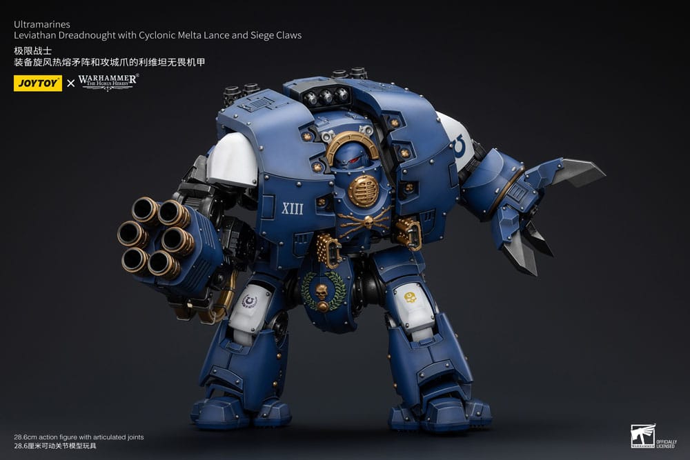 Warhammer The Horus Heresy Action Figure 1/18 Ultramarines Leviathan Dreadnought with Cyclonic Melta Lance And Siege Claws 29cm9