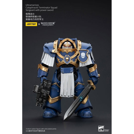 Warhammer The Horus Heresy Action Figure 1/18 Ultramarines Cataphractii Terminator Squad Sergeant with Power Sword 14cm1