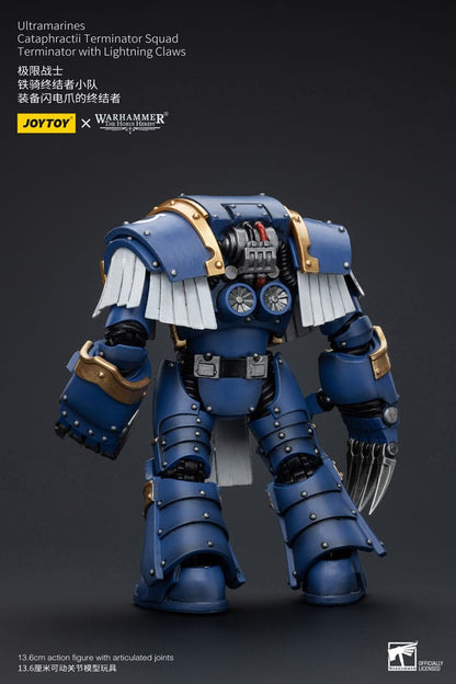 Warhammer The Horus Heresy Action Figure 1/18 Ultramarines Cataphractii Terminator Squad Terminator with Lightning Claws 14cm3