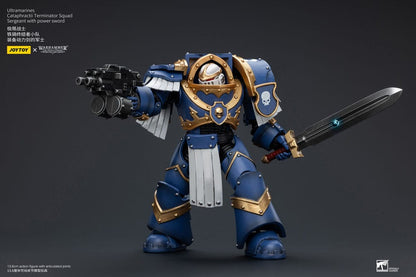 Warhammer The Horus Heresy Action Figure 1/18 Ultramarines Cataphractii Terminator Squad Sergeant with Power Sword 14cm6