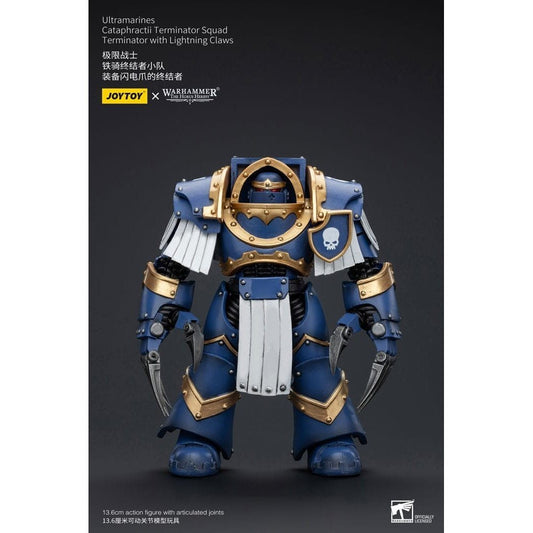 Warhammer The Horus Heresy Action Figure 1/18 Ultramarines Cataphractii Terminator Squad Terminator with Lightning Claws 14cm1