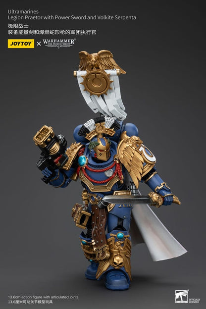 Warhammer The Horus Heresy Action Figure 1/18 Ultramarines Legion Praetor with Power Sword and Volkite Serpenta 20cm7