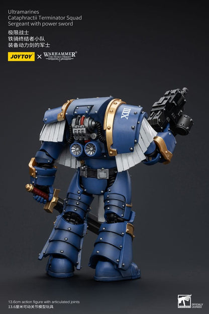 Warhammer The Horus Heresy Action Figure 1/18 Ultramarines Cataphractii Terminator Squad Sergeant with Power Sword 14cm3