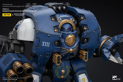 Warhammer The Horus Heresy Action Figure 1/18 Ultramarines Leviathan Dreadnought with Cyclonic Melta Lance And Siege Claws 29cm2