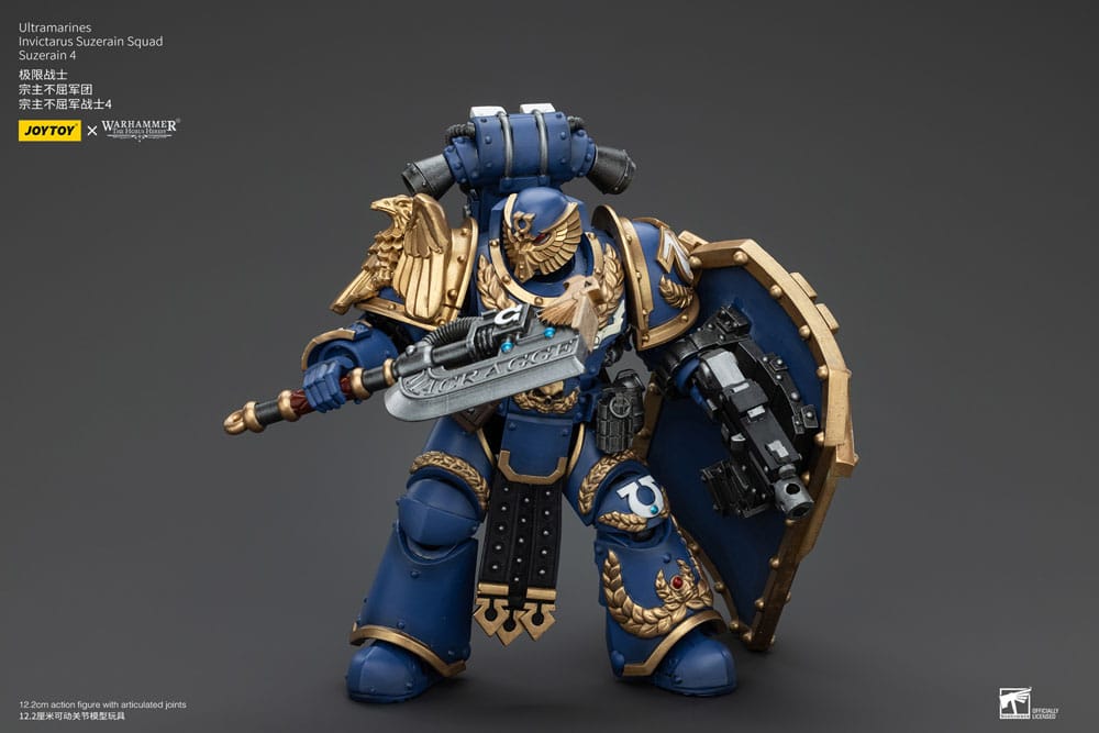 Warhammer The Horus Heresy Action Figure 1/18 Ultramarines Invictarus Suzerain Squad Suzerain 4 12cm4