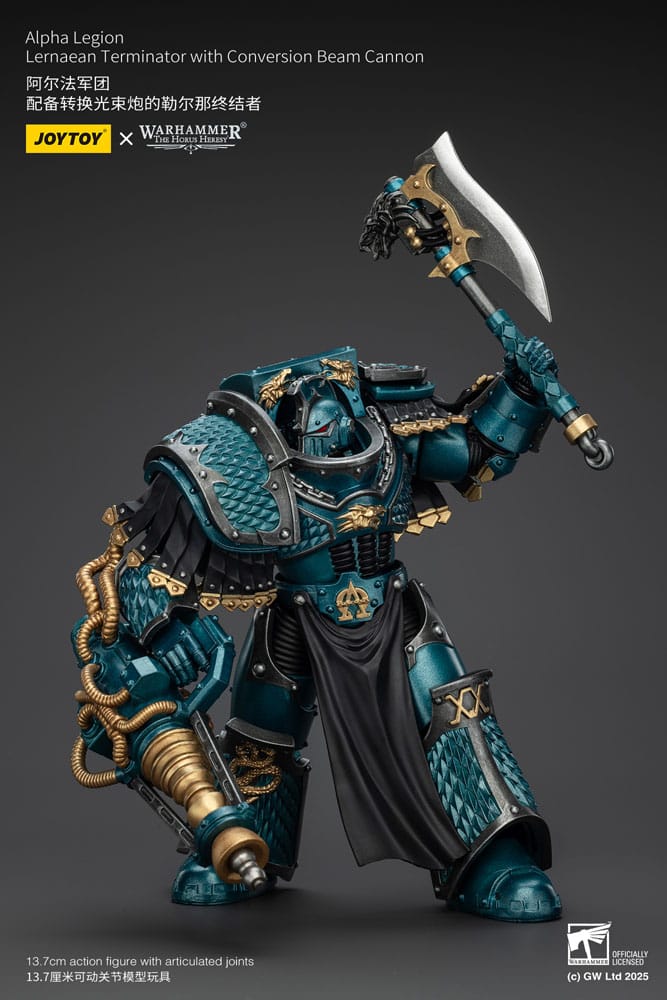 Warhammer The Horus Heresy Action Figure Alpha Legion Lernaean Terminator with Conversion Beam Cannon 20cm8