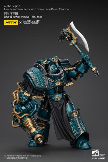 Warhammer The Horus Heresy Action Figure Alpha Legion Lernaean Terminator with Conversion Beam Cannon 20cm8