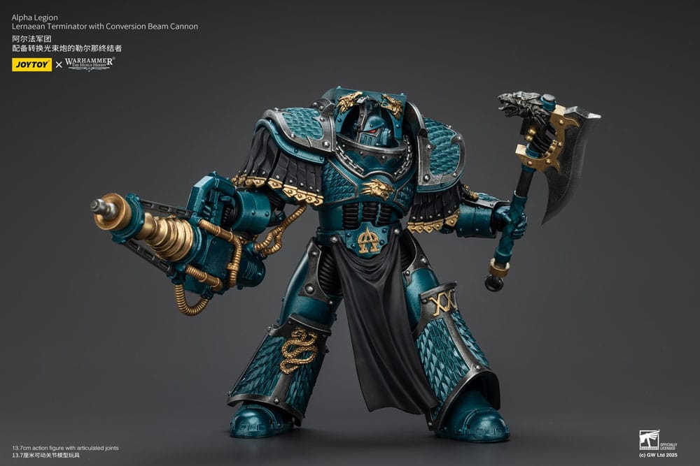 Warhammer The Horus Heresy Action Figure Alpha Legion Lernaean Terminator with Conversion Beam Cannon 20cm6