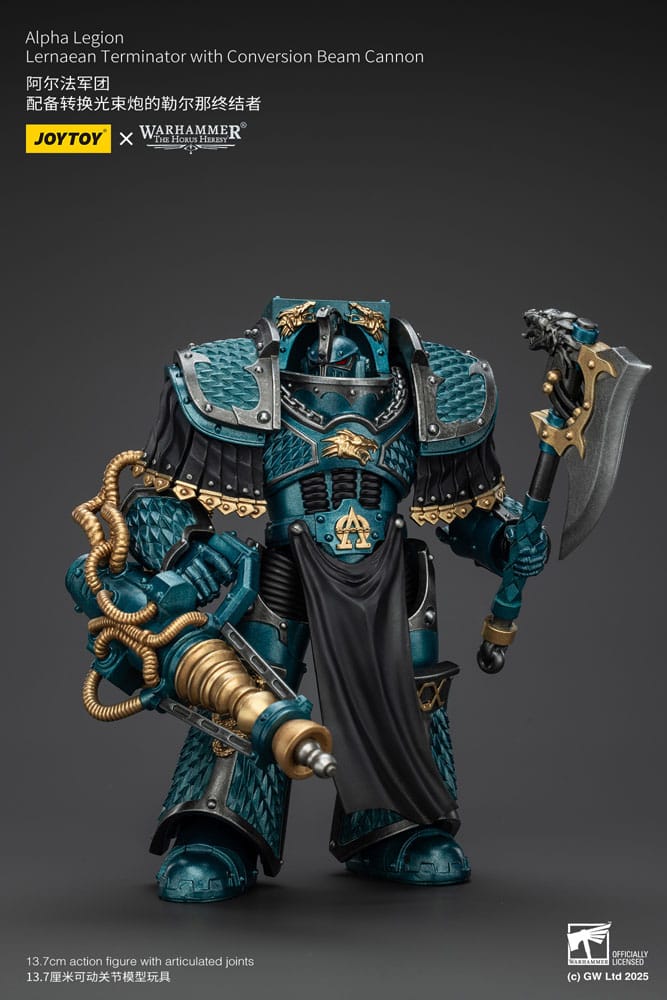 Warhammer The Horus Heresy Action Figure Alpha Legion Lernaean Terminator with Conversion Beam Cannon 20cm4