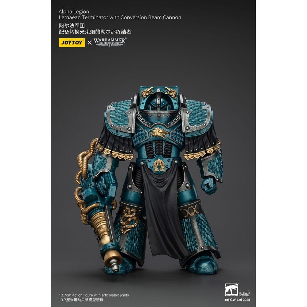Warhammer The Horus Heresy Action Figure Alpha Legion Lernaean Terminator with Conversion Beam Cannon 20cm1