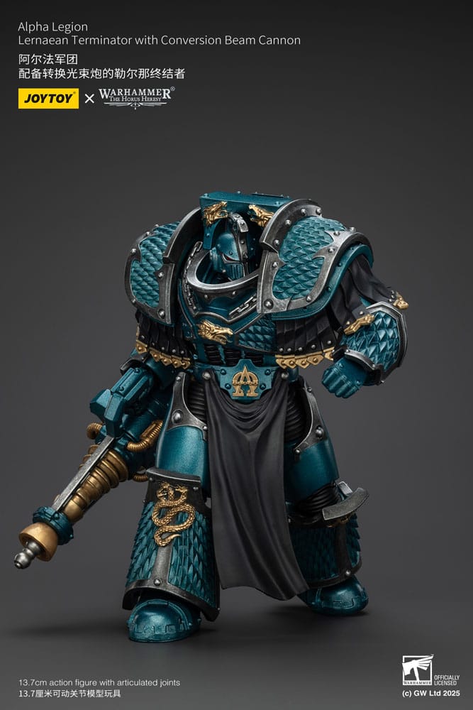 Warhammer The Horus Heresy Action Figure Alpha Legion Lernaean Terminator with Conversion Beam Cannon 20cm9