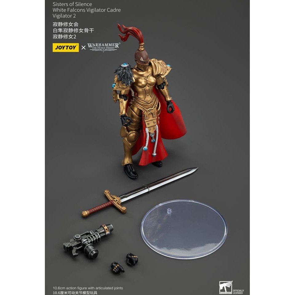 Warhammer The Horus Heresy Action Figure Sisters of Silence White Falcons Vigilator Cadre Vigilator 2 19cm2