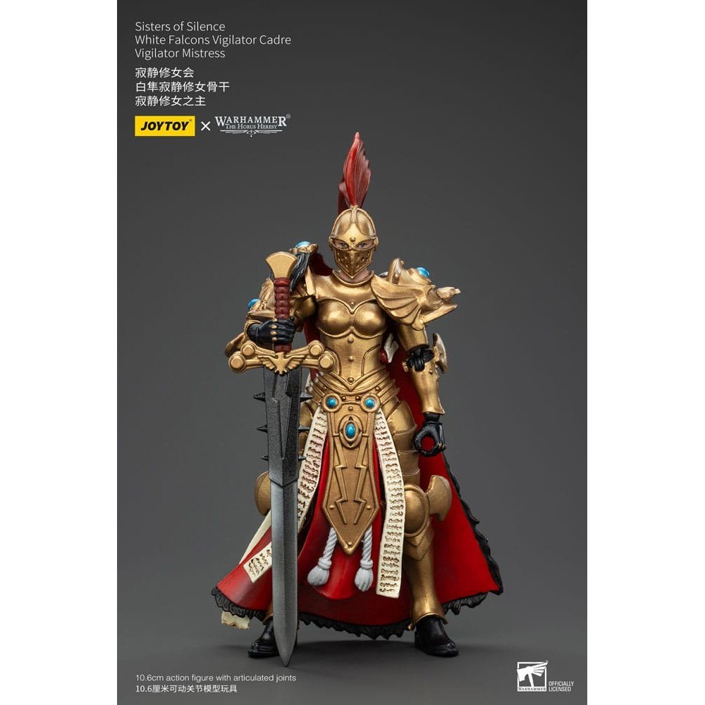 Warhammer The Horus Heresy Action Figure Sisters of Silence White Falcons Vigilator Cadre Vigilator Mistress 19cm1