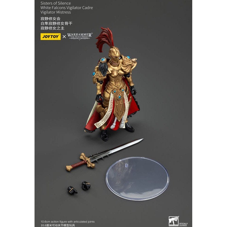Warhammer The Horus Heresy Action Figure Sisters of Silence White Falcons Vigilator Cadre Vigilator Mistress 19cm2