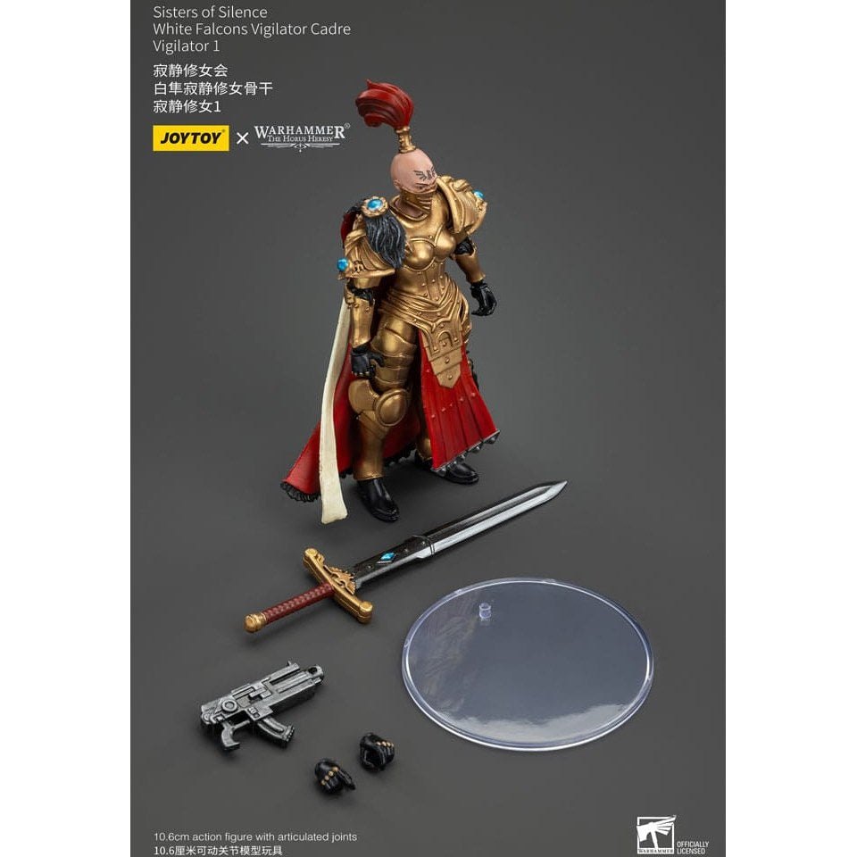Warhammer The Horus Heresy Action Figure Sisters of Silence White Falcons Vigilator Cadre Vigilator 1 19cm2
