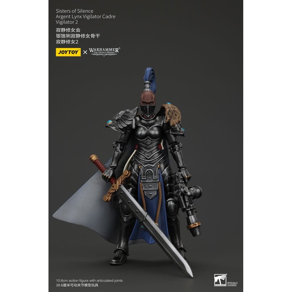 Warhammer The Horus Heresy Action Figure Sisters of Silence Argent Lynx Vigilator Cadre Vigilator 2 19cm1