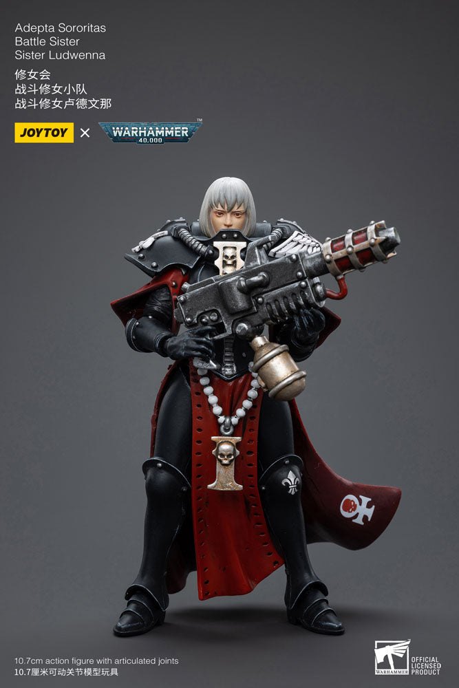 Warhammer 40k Action Figure 1/18 Adepta Sororitas Battle Sister Sister Ludwenna 10cm5