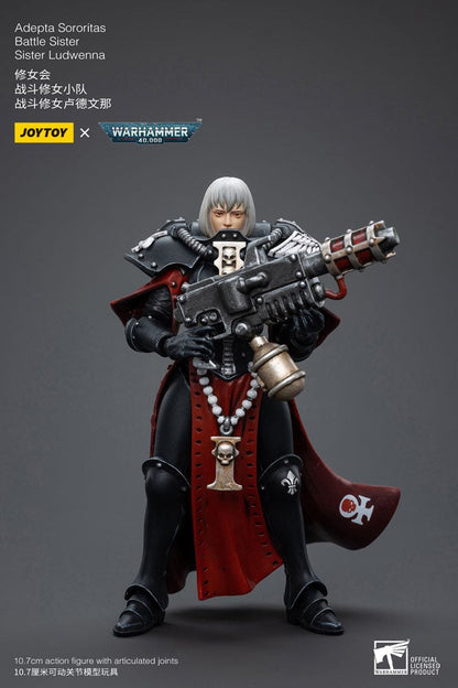 Warhammer 40k Action Figure 1/18 Adepta Sororitas Battle Sister Sister Ludwenna 10cm5