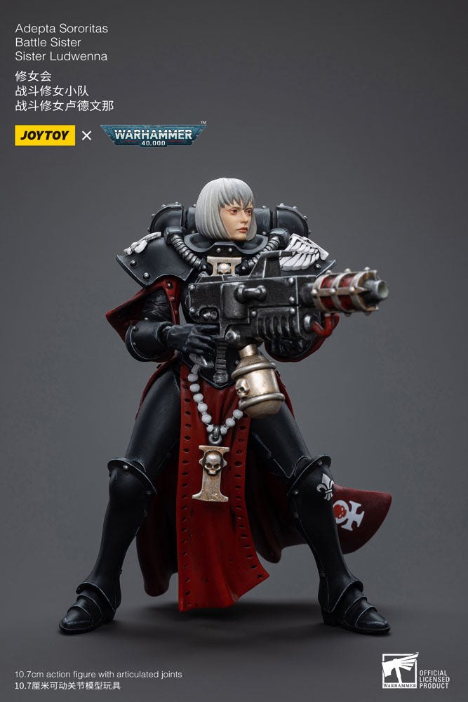 Warhammer 40k Action Figure 1/18 Adepta Sororitas Battle Sister Sister Ludwenna 10cm7