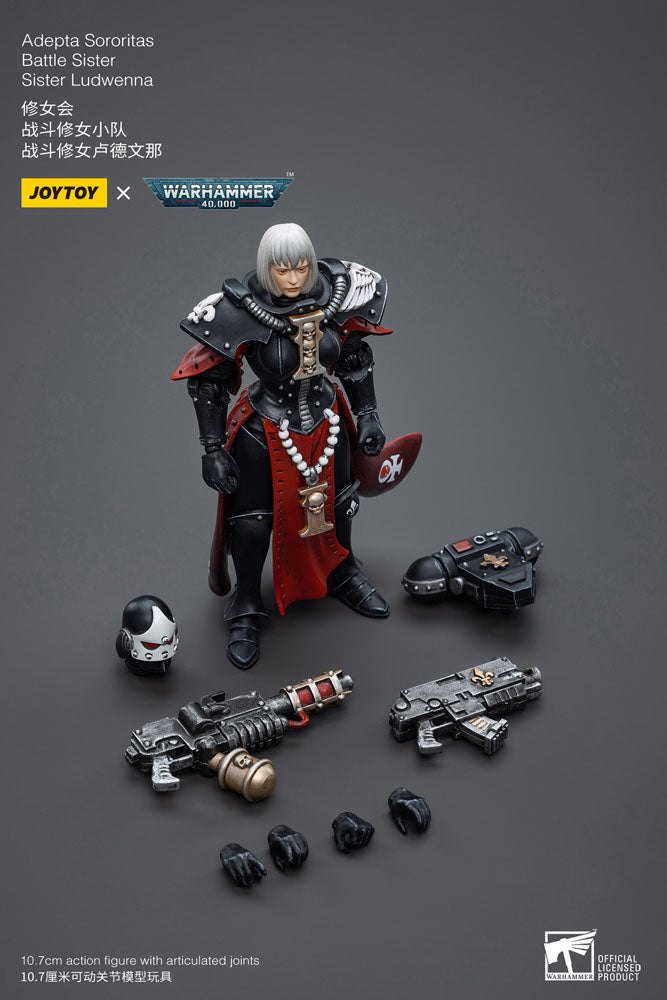 Warhammer 40k Action Figure 1/18 Adepta Sororitas Battle Sister Sister Ludwenna 10cm8