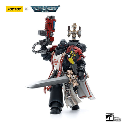 Warhammer 40k Action Figure 1/18 Black Templars Sword Brethren Brother Lombast 12cm4