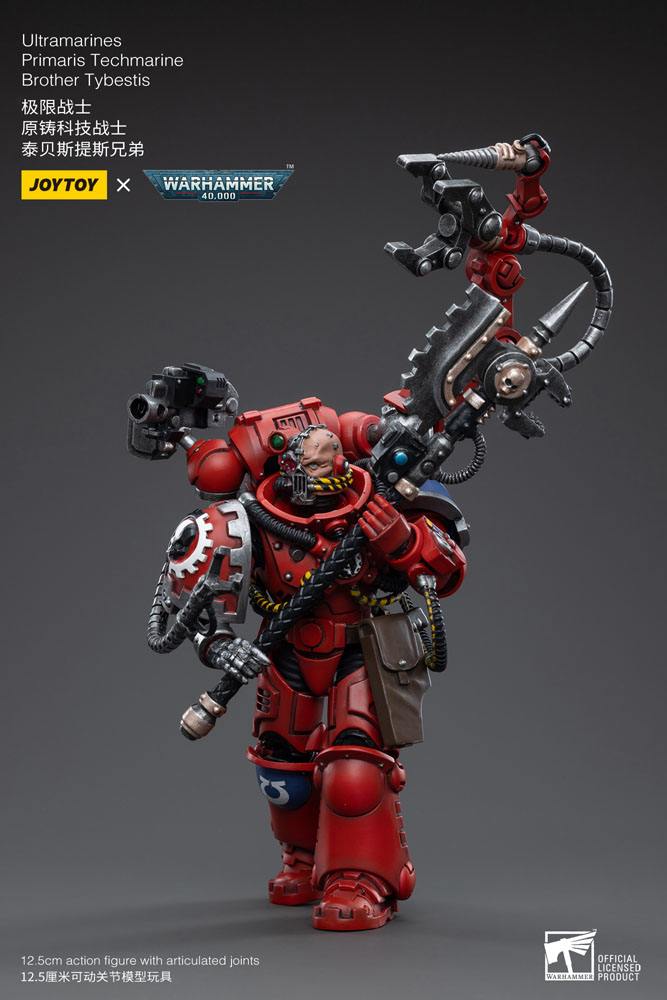 Warhammer 40k Action Figure 1/18 Ultramarines Primaris Techmarine Brother Tybestis 12cm8