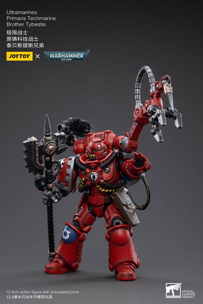 Warhammer 40k Action Figure 1/18 Ultramarines Primaris Techmarine Brother Tybestis 12cm7