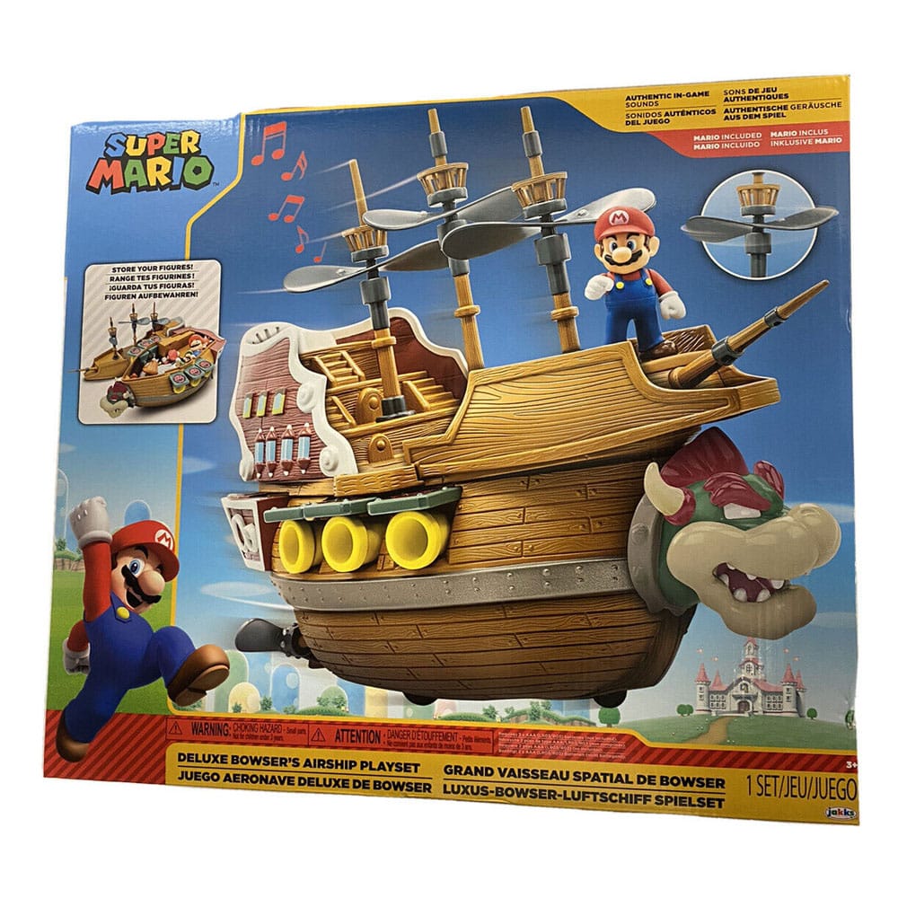 World of Nintendo Super Mario Playset Bowser's Airship Deluxe5