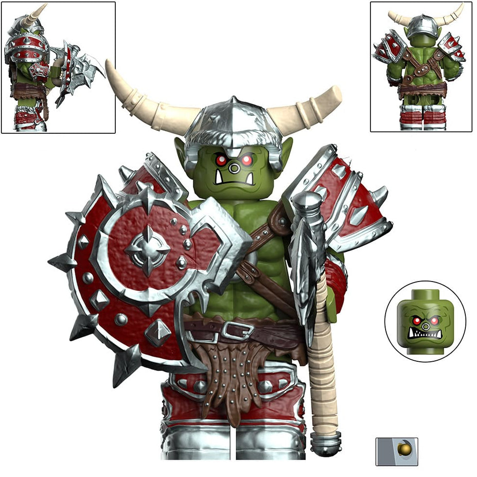 Orc Custom World of Warcraft Minifigure1