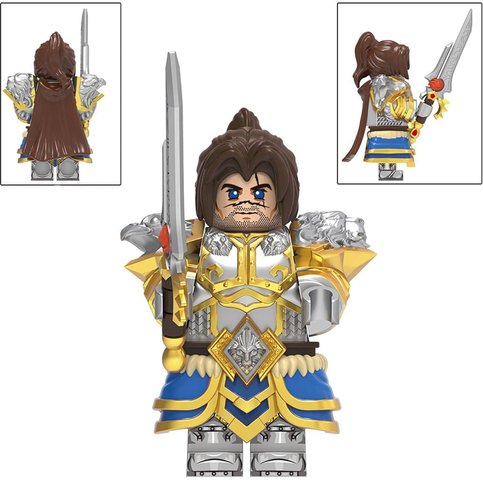 Varian Wrynn Custom World of Warcraft Minifigure1
