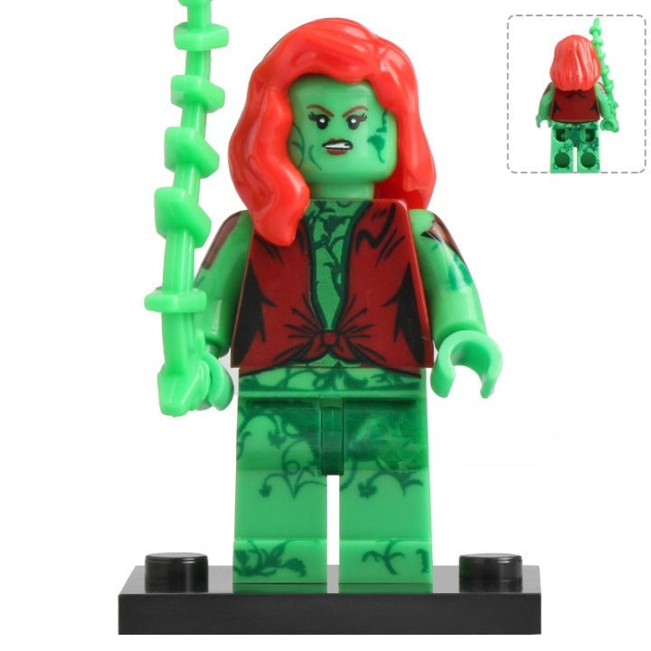 Poison Ivy (Arkham) custom DC Comics Superhero Minifigure1