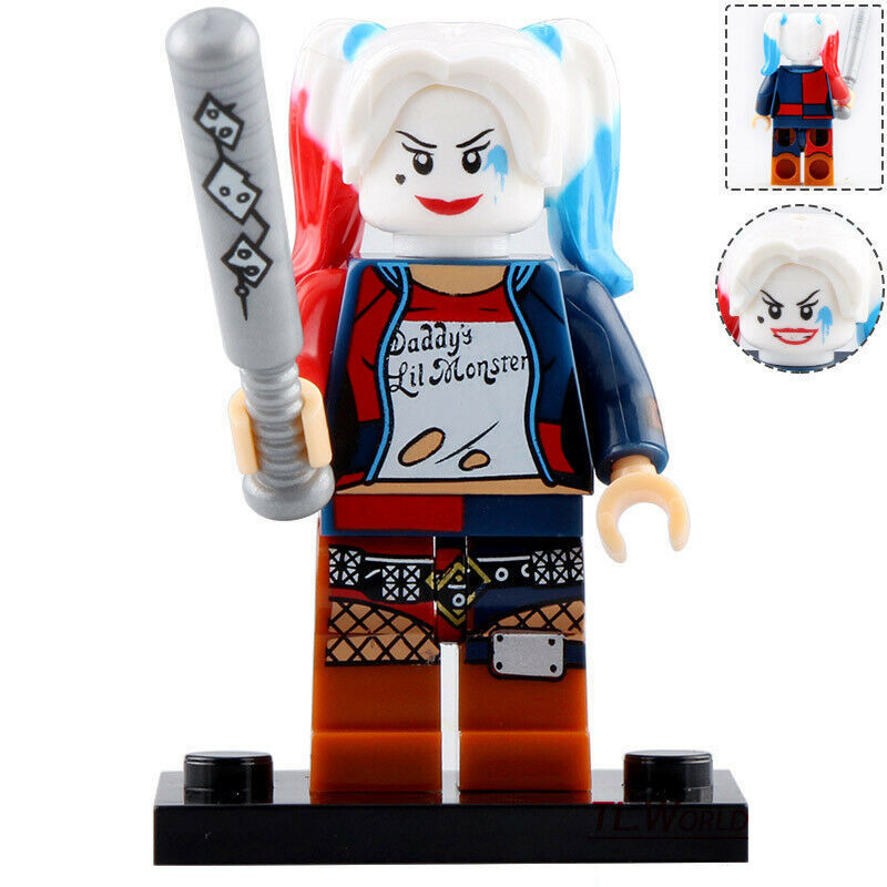Harley Quinn Custom DC Supervillain Minifigure1
