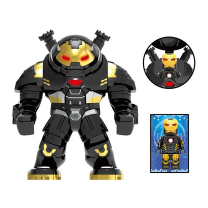 Iron Man Black and Gold Hulkbuster Marvel Superhero Minifigure1