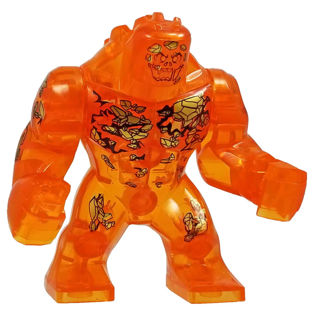 Fire Elemental Custom Marvel Superhero Large Minifigure1