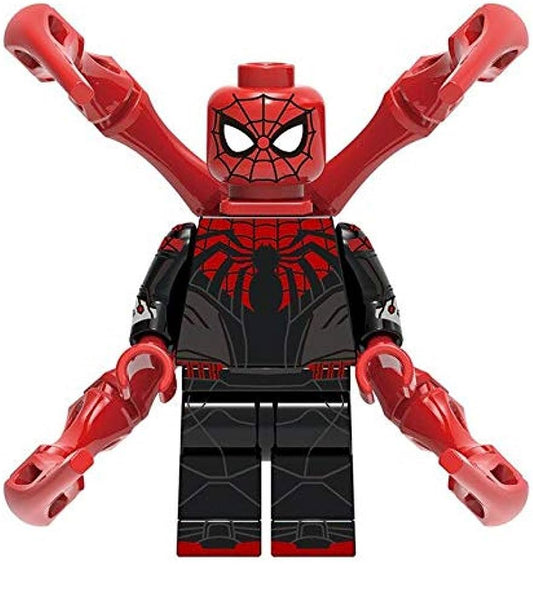 Spider-Man Black Iron-Spider Custom Marvel Superhero Minifigure1