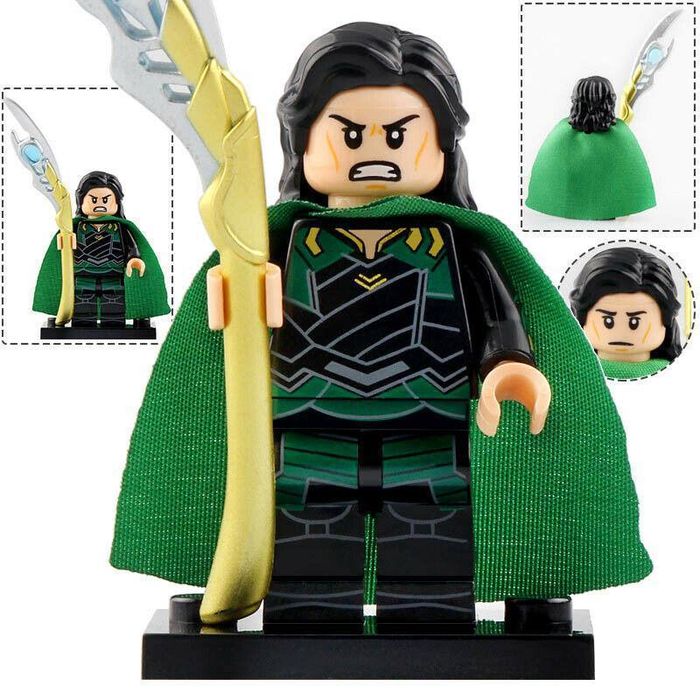 Loki Custom Marvel Superhero Minifigure1