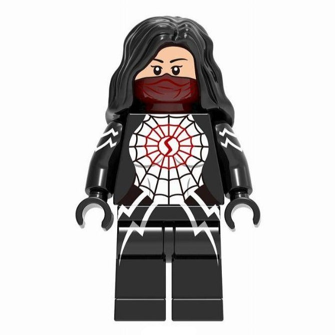 Silk (Spider-Man) Custom Marvel Superhero Minifigure1